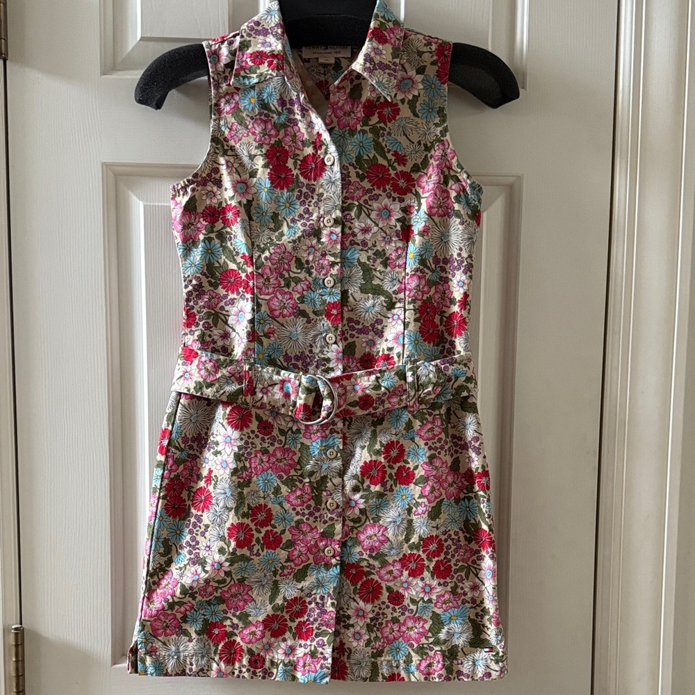 Vintage Tommy Hilfiger Floral Button-Up Dress Size 12